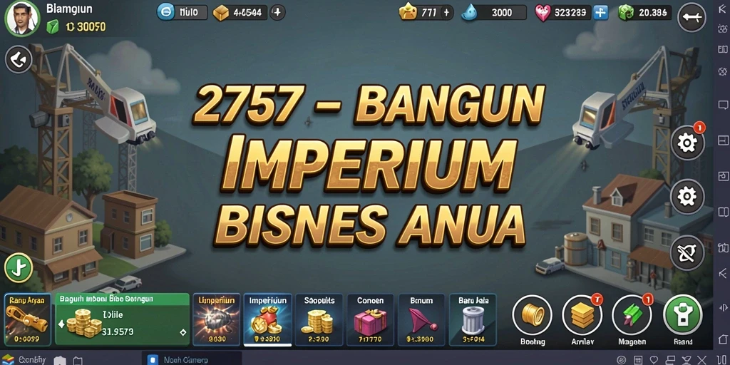 Gameplay menarik dari 2757 yang menunjukkan manajemen bisnis yang seru.