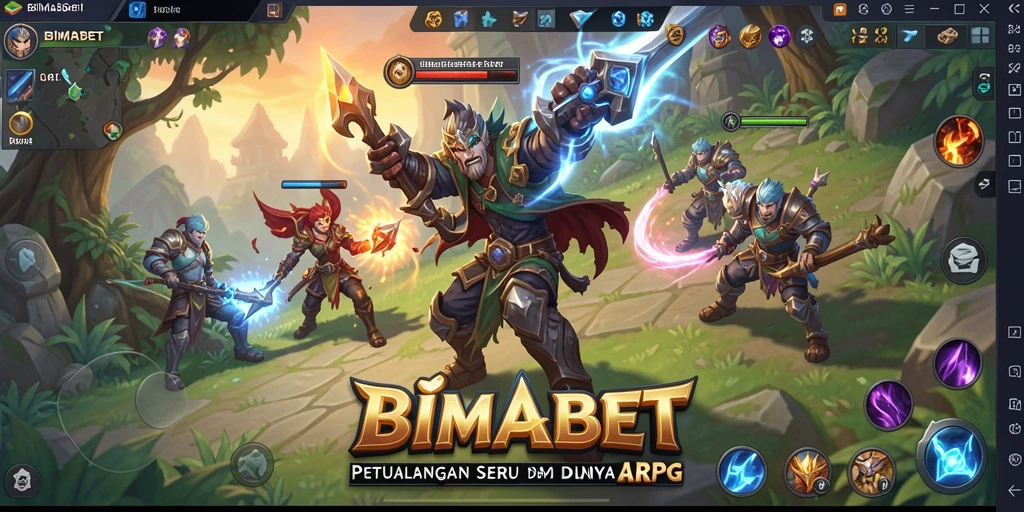 Tampilan gameplay seru di dunia fantasi ARPG.