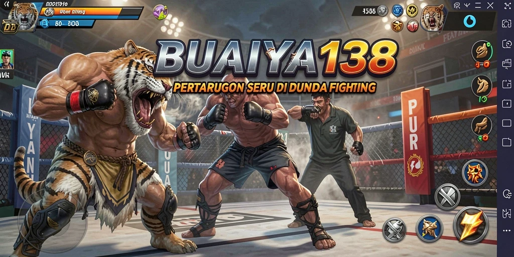 Gameplay seru dari BUAYA138 yang menampilkan pertarungan intens.