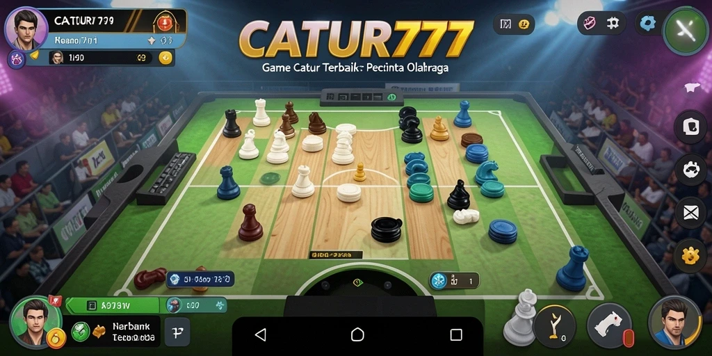 Tangkapan layar gameplay <strong>CATUR777</strong> menunjukkan strategi permainan catur yang mendebarkan.