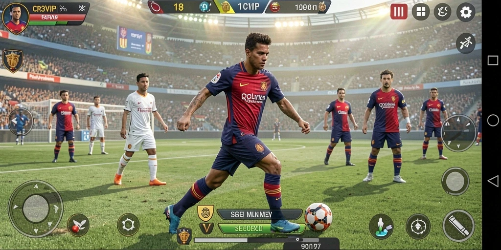 Tampilan gameplay CR7VIP yang mendebarkan dan penuh aksi.