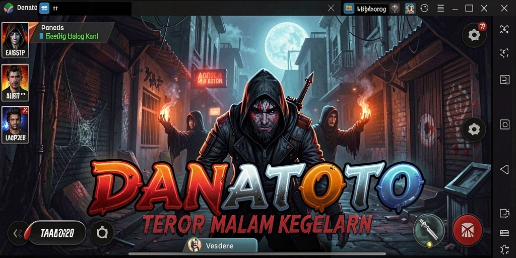 Gameplay menyeramkan dalam DANATOTO yang membuat merinding.