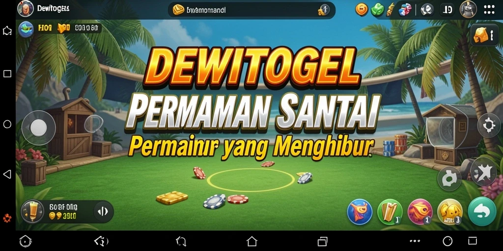 Tampilan gameplay DEWITOGEL yang ceria dan menghibur.