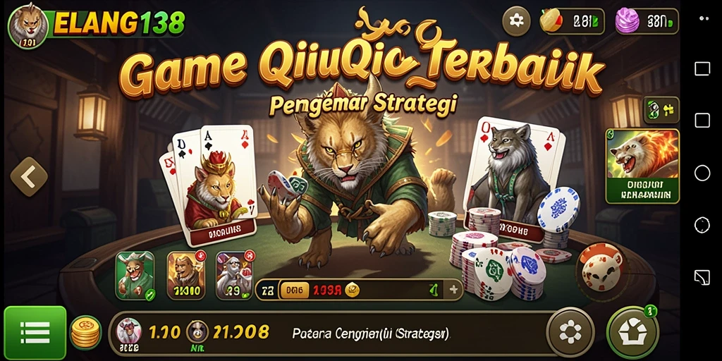 Gameplay mendebarkan dalam ELANG138 dengan strategi QiuQiu.