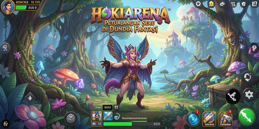 Tampilan gameplay HOKIARENA yang menakjubkan dan interaksi seru.
