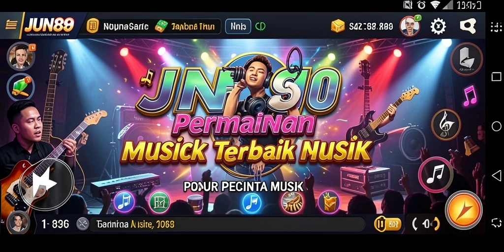 Gameplay JUN88 yang penuh energi dengan musik beragam.