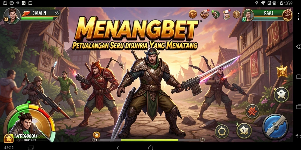 Tampilan gameplay MENANGBET yang menakjubkan dan menantang.