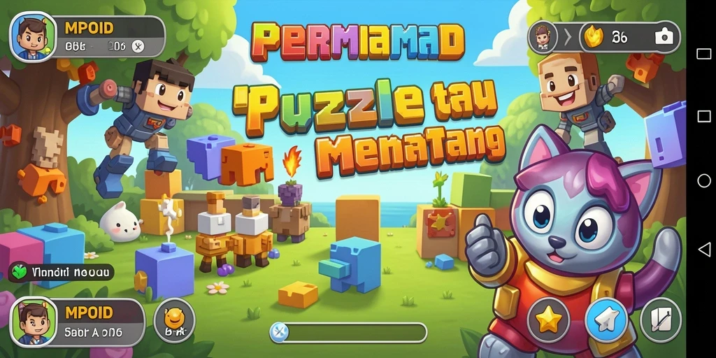 Screenshot MPOID menampilkan gameplay seru dan menantang teka-teki.