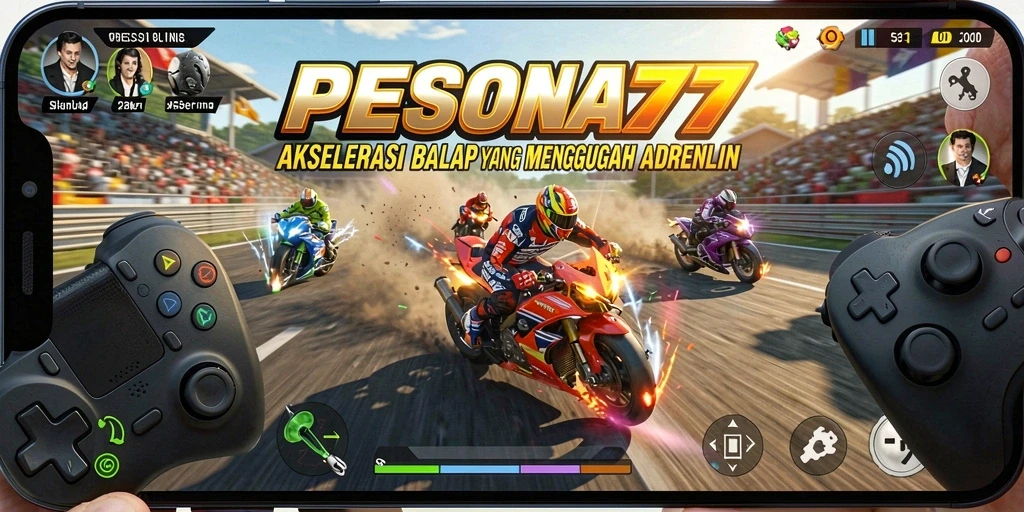 Tampilan menarik dari gameplay balap PESONA77 yang mendebarkan.