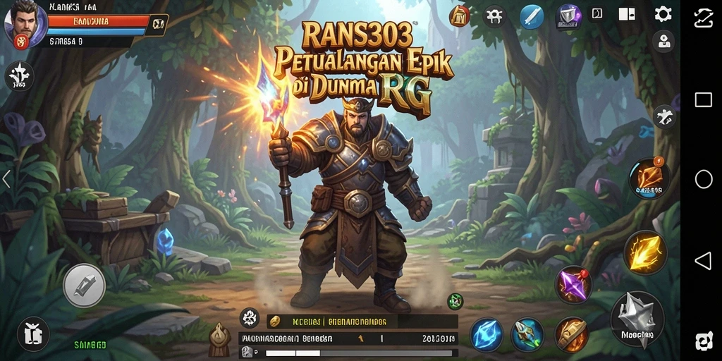 Screenshot gameplay RANS303 yang menunjukkan aksi pertempuran RPG yang mendebarkan.