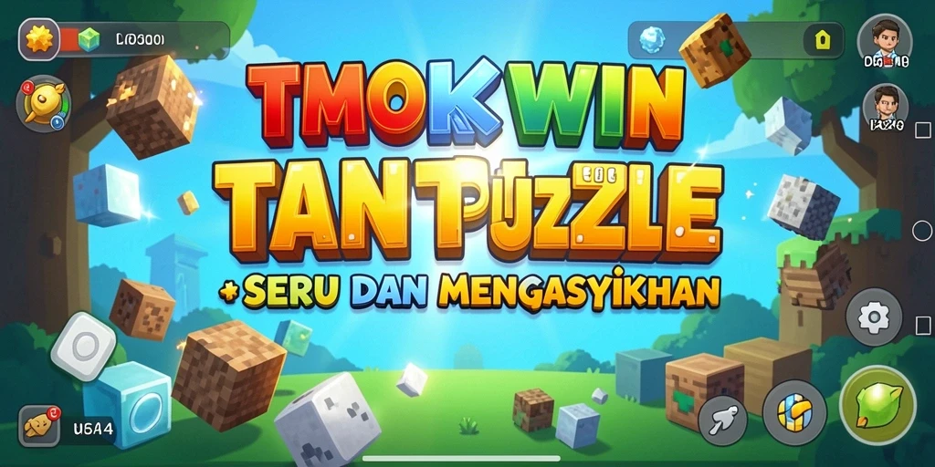Tampilan gameplay TMOKWIN dengan berbagai tantangan Puzzle yang menarik.
