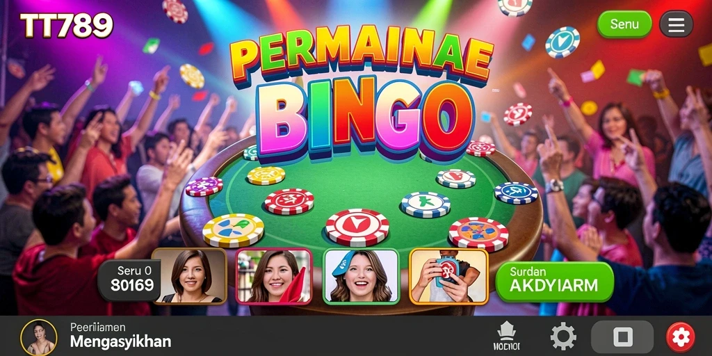 Tampilan gameplay seru dalam permainan Bingo TT789.