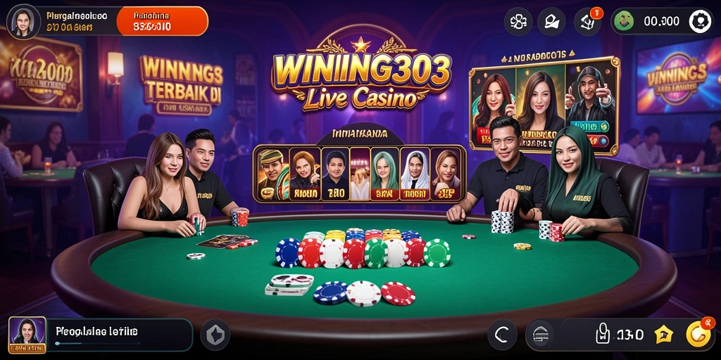 Gameplay mendebarkan dari WINNING303 dengan dealer profesional.